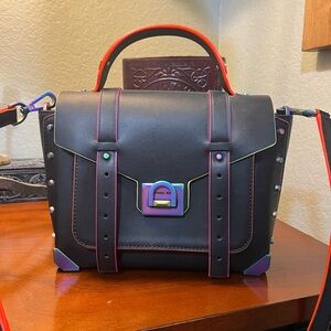NWT Michael Kors Black Manhattan Top Handle bag.